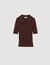 Short-sleeved polo neck sweater
