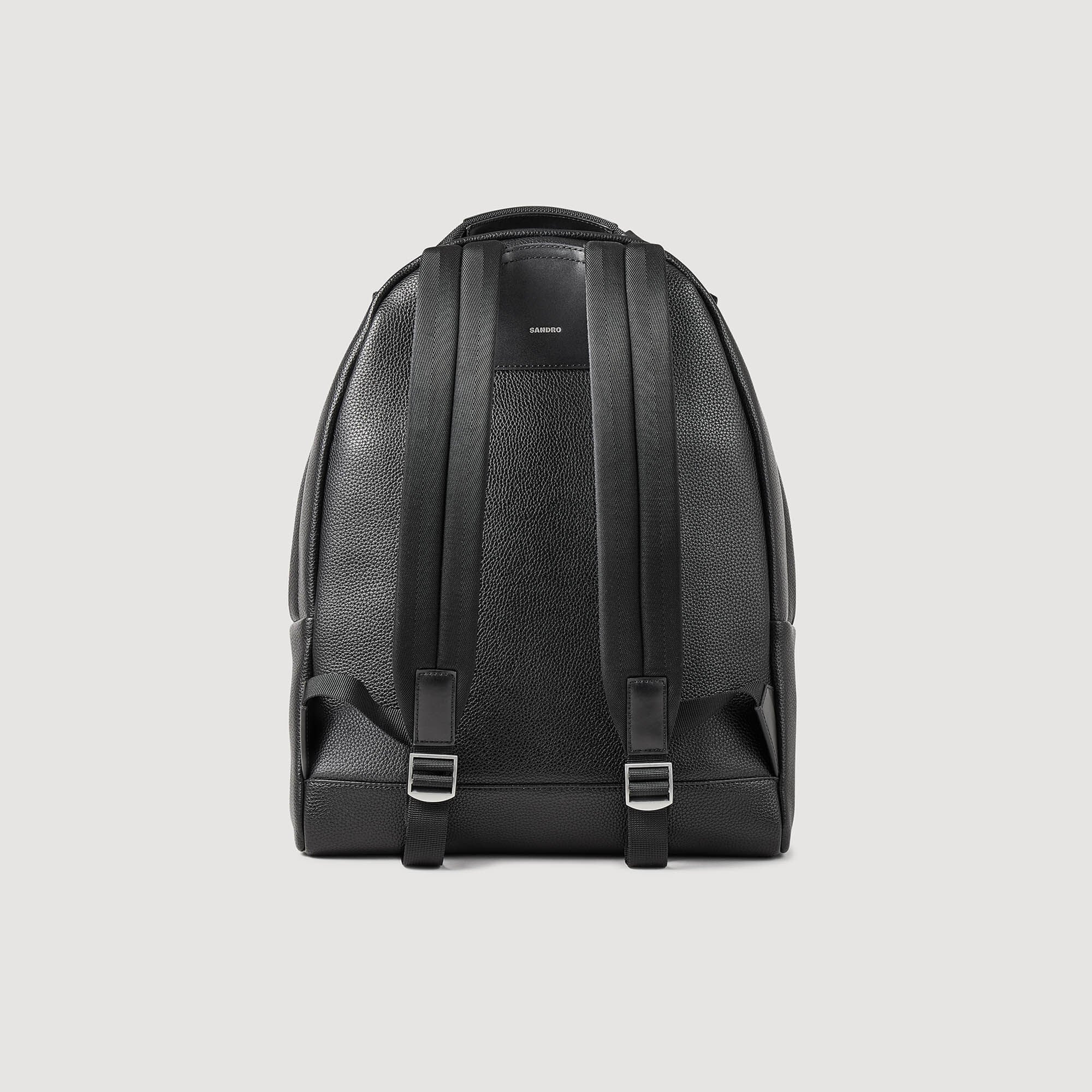 Coated canvas backpack