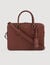 Reconstituted leather briefcase
