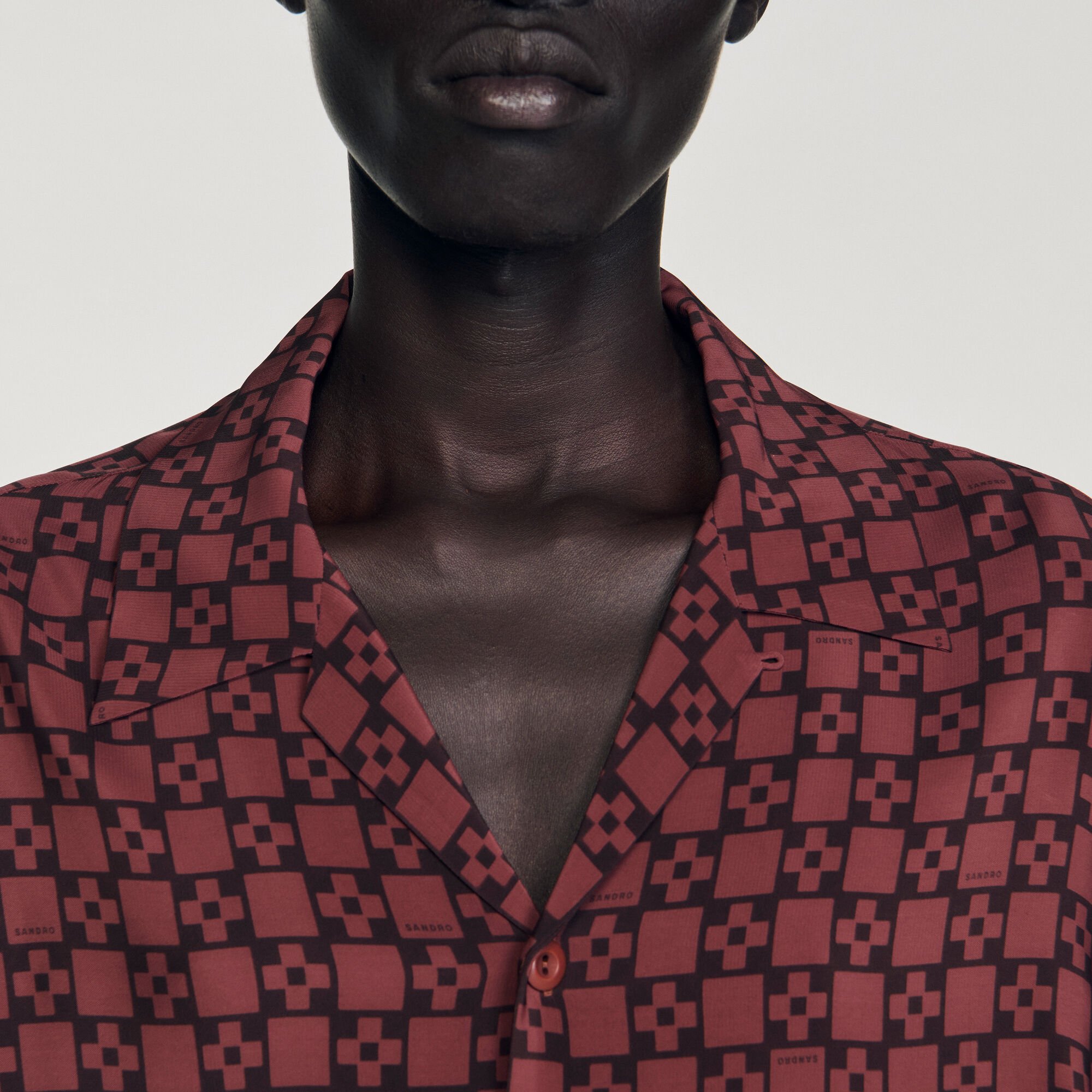 Printed loose-fit shirt