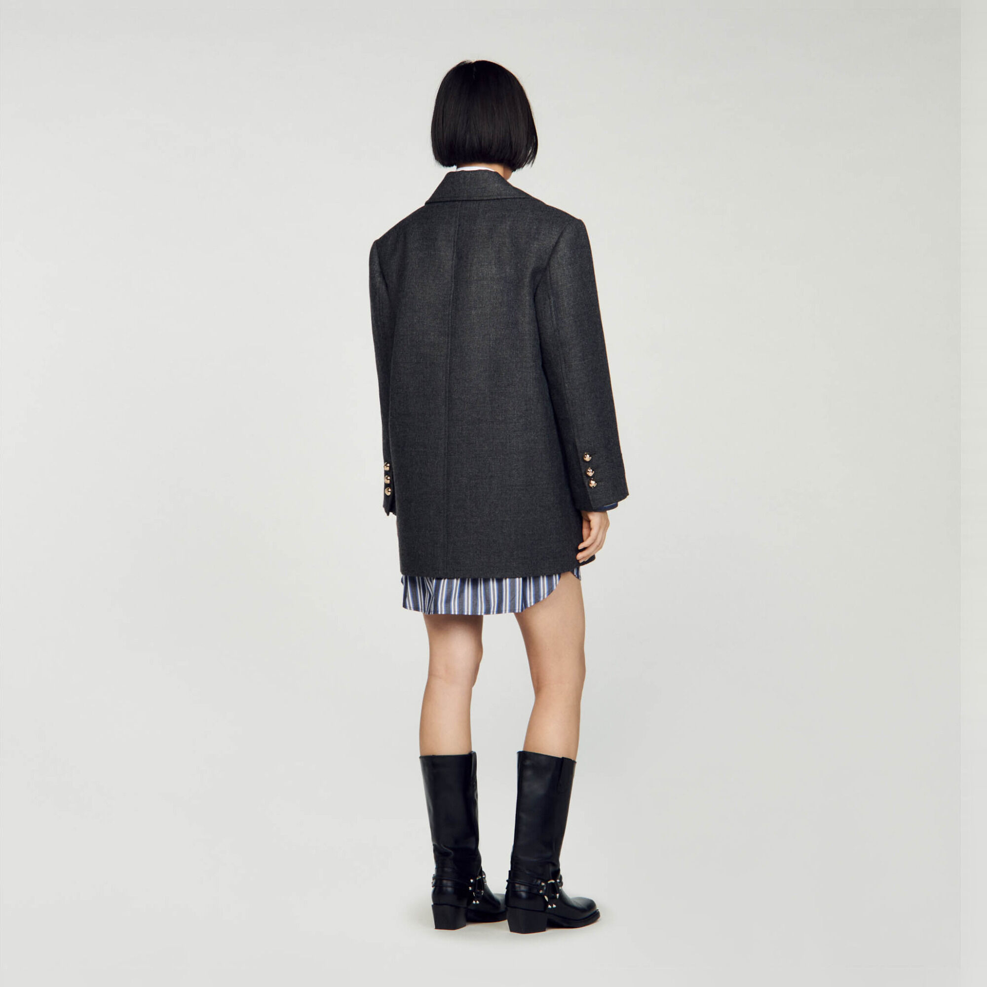 Wool pea jacket