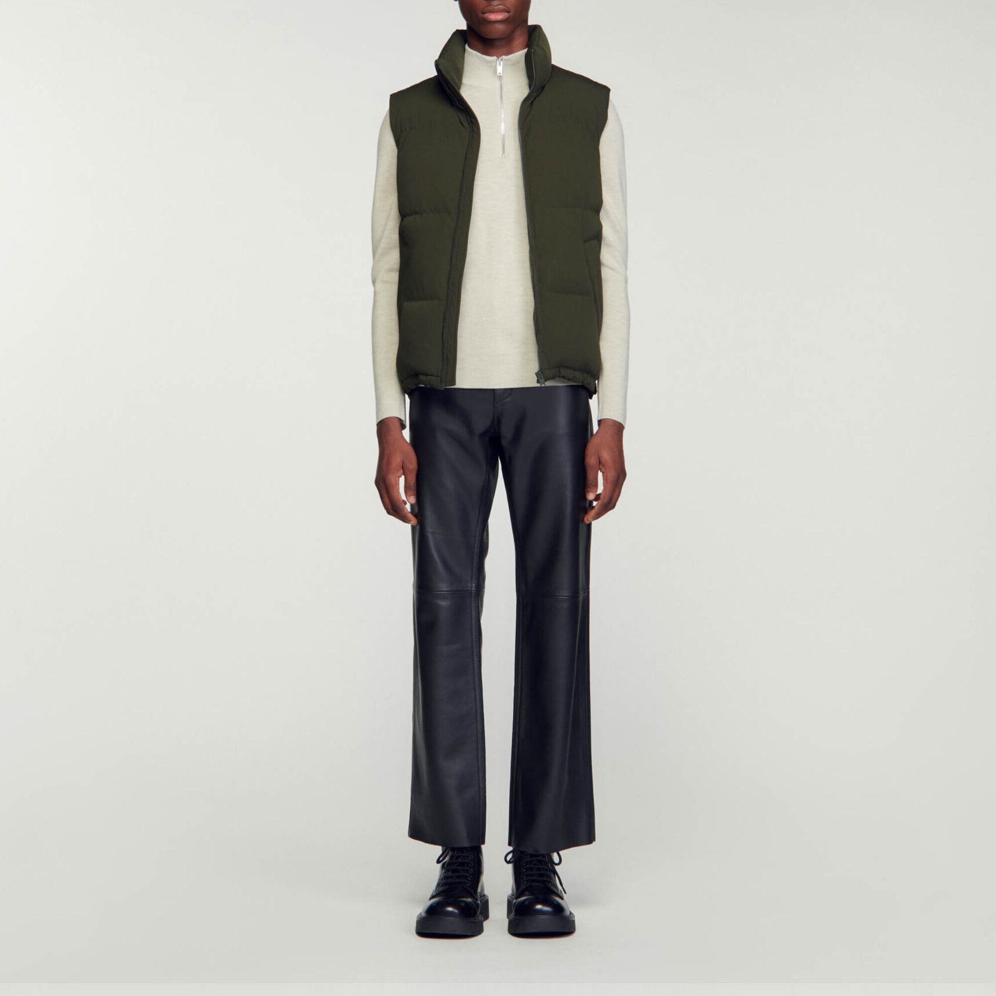 Sandro sales puffer jacket