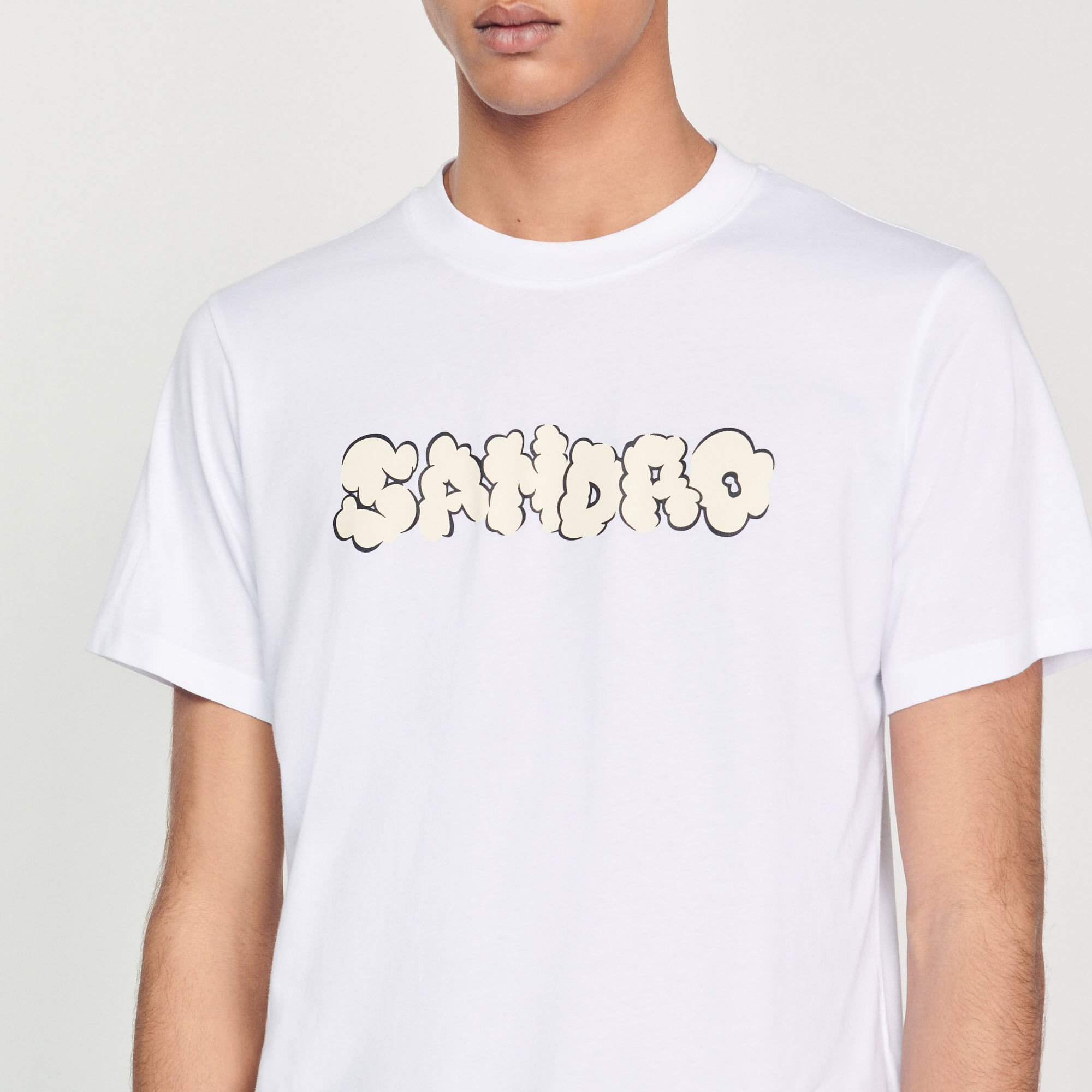 Sandro embroidery T-shirt