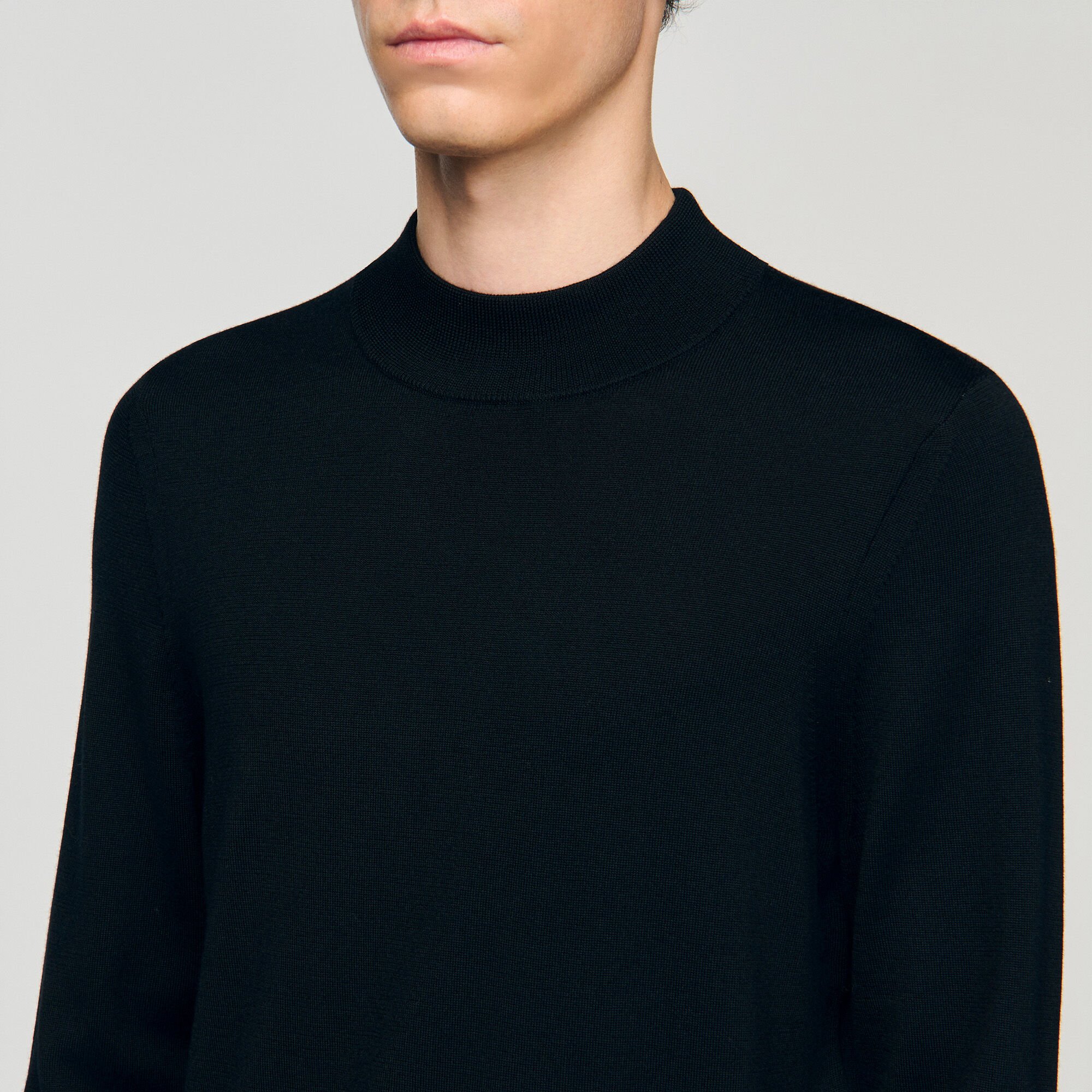 Mock neck sweater