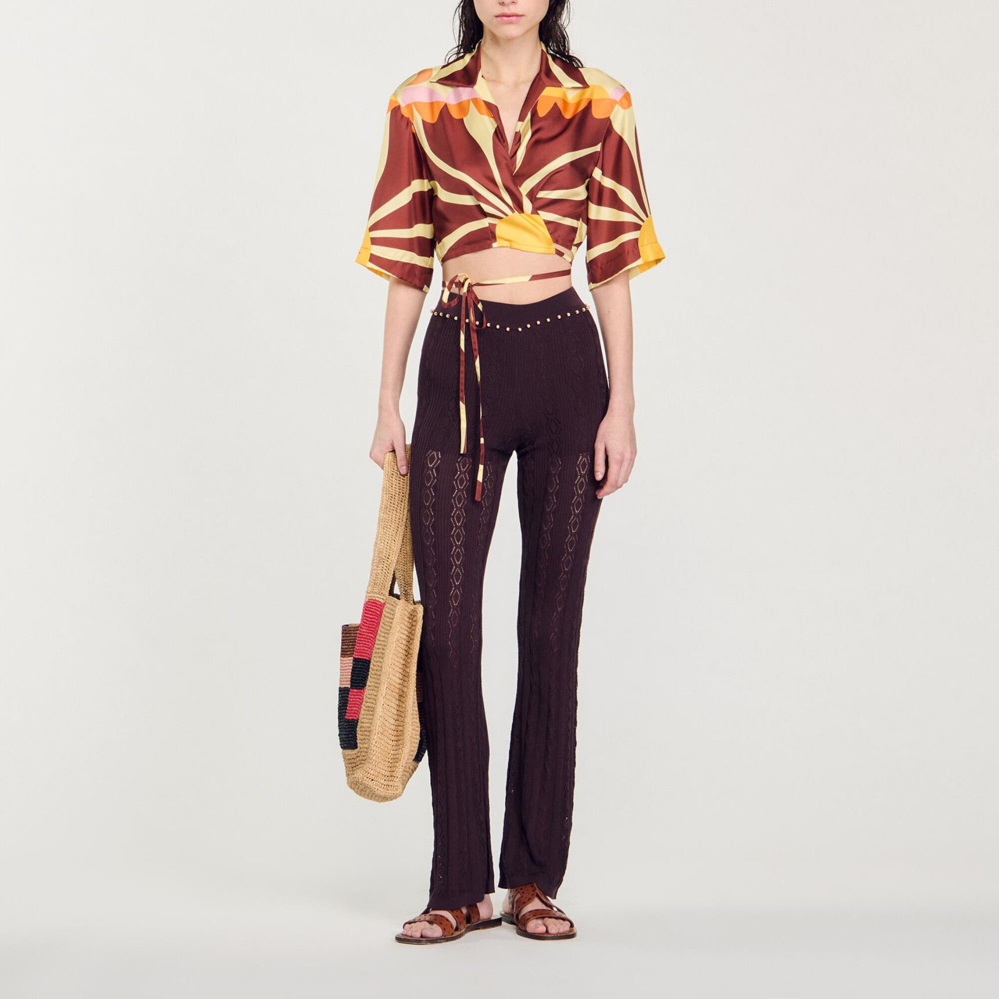 Knit trousers