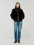 Short faux fur coat