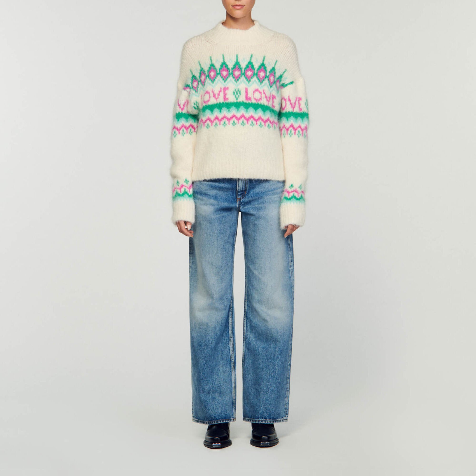 LOVE knit sweater