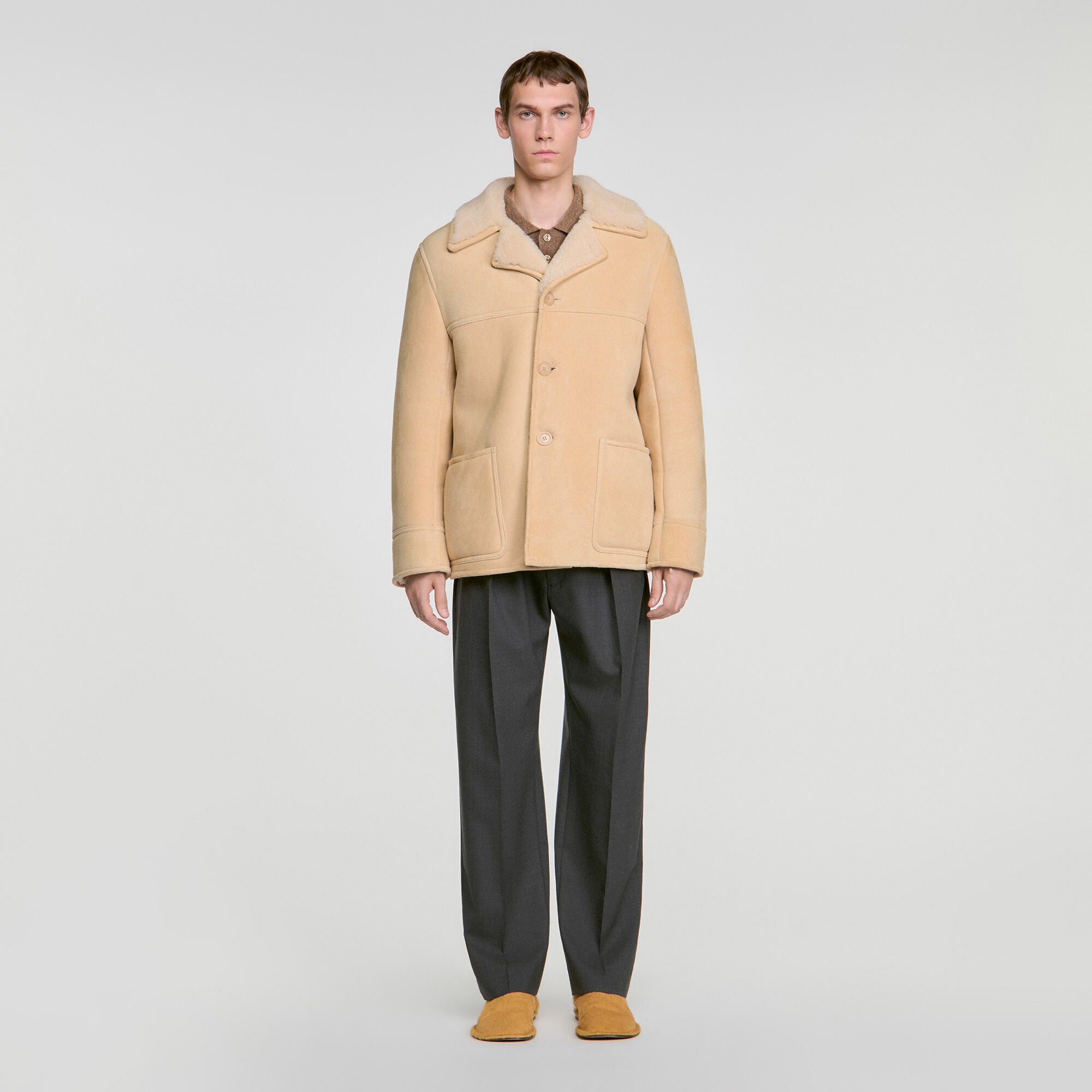 Shearling jacket - Men | Sandro