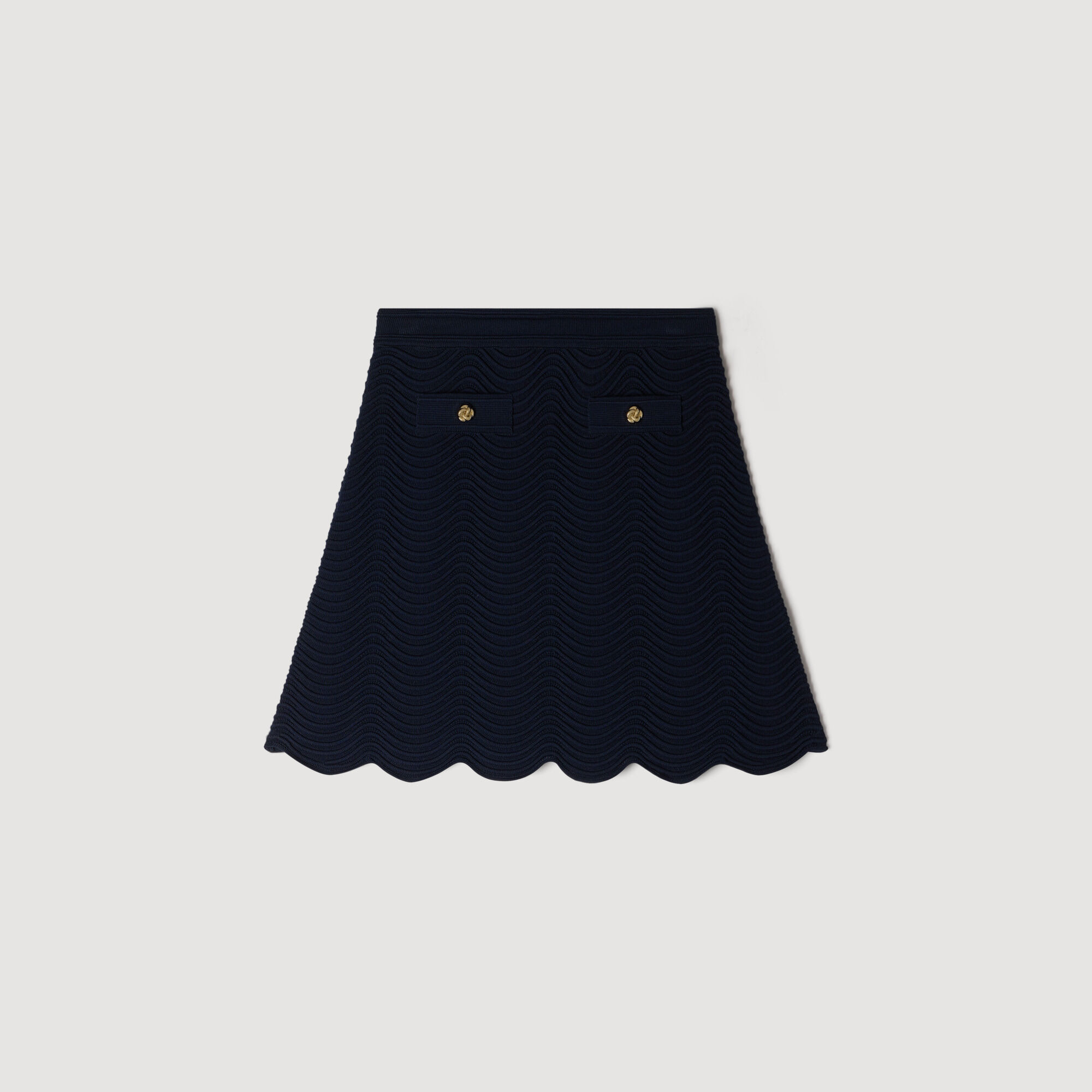 Mini knit skirt
