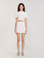 Mini pearl bead knit skirt