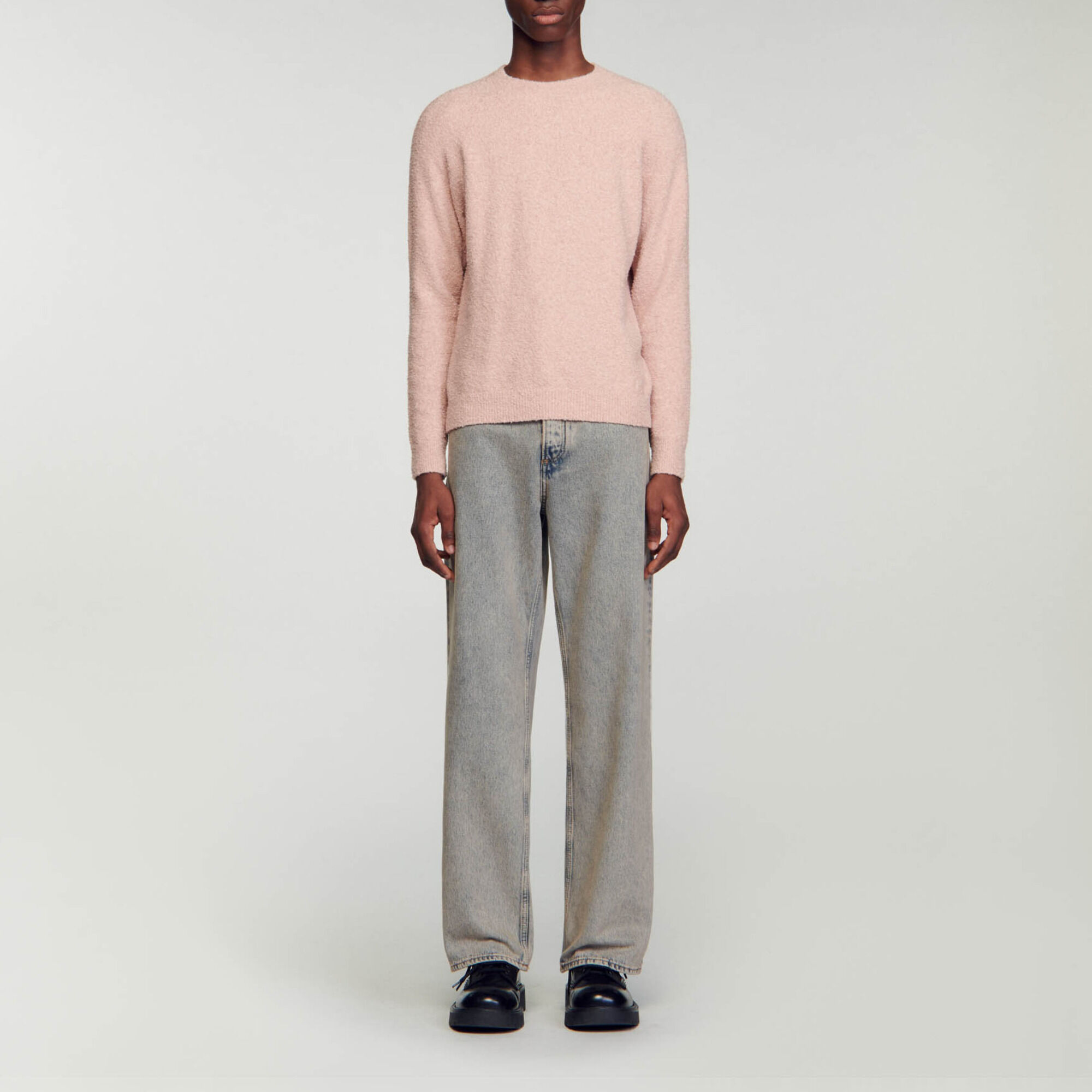 Sandro pink sweater deals