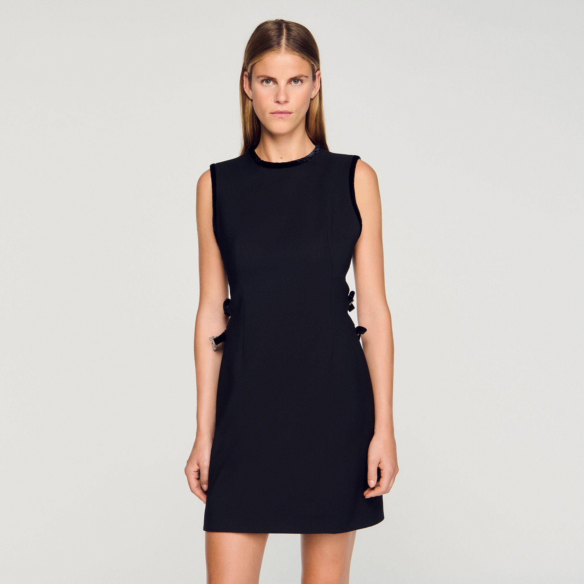 Mini dress with cutouts Mini dress with cutouts