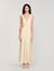 Satin-effect maxi dress