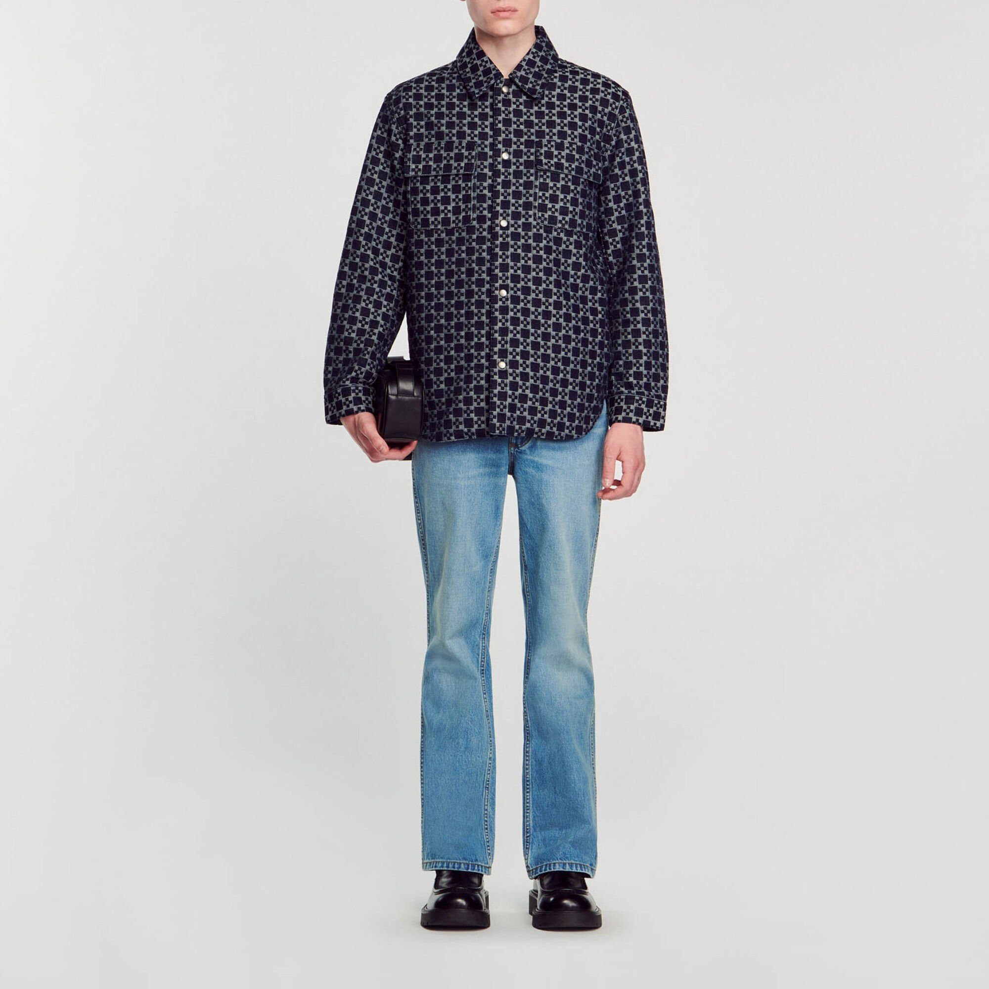 Square Cross overshirt