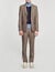 Wool checked suit jacket