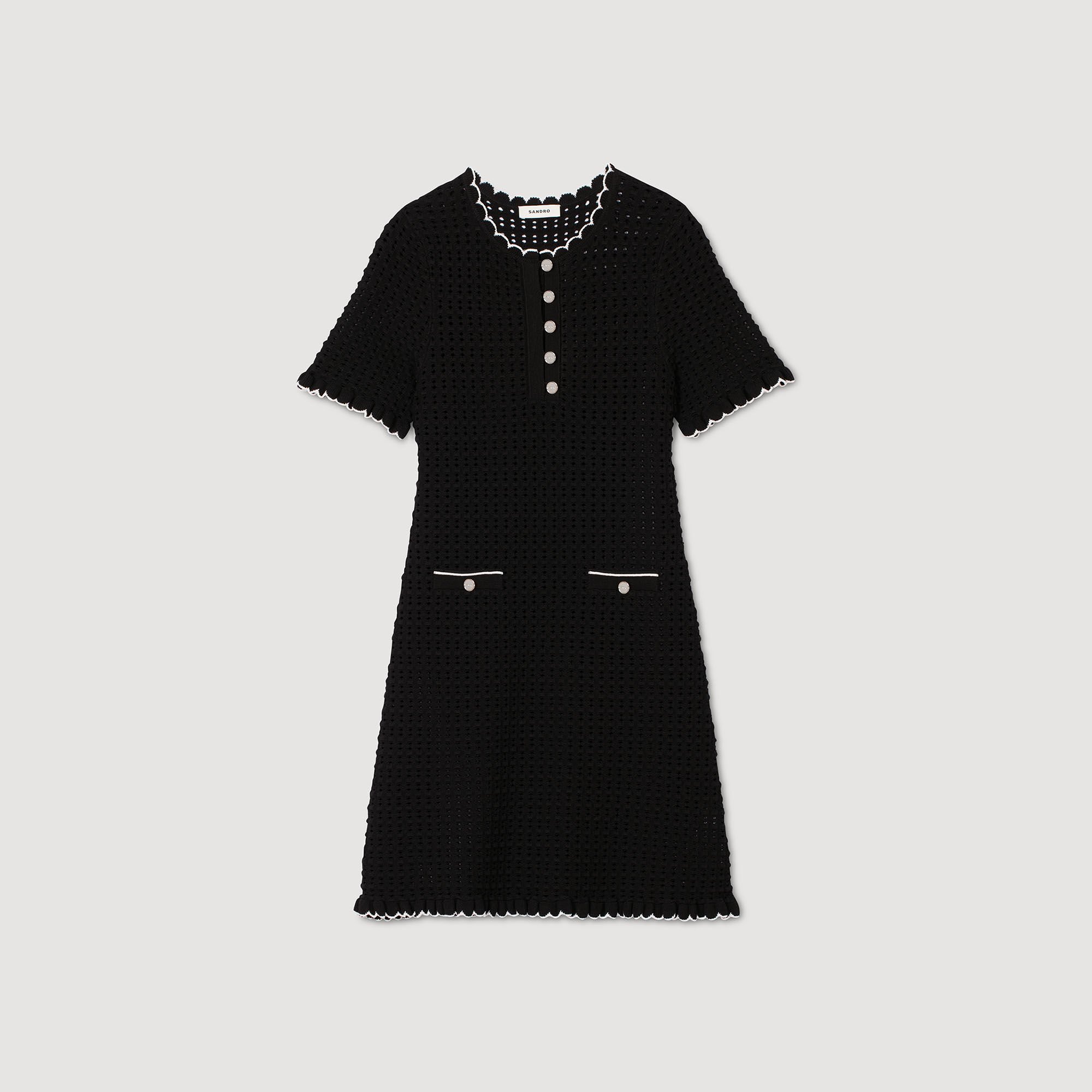 Mini knit dress