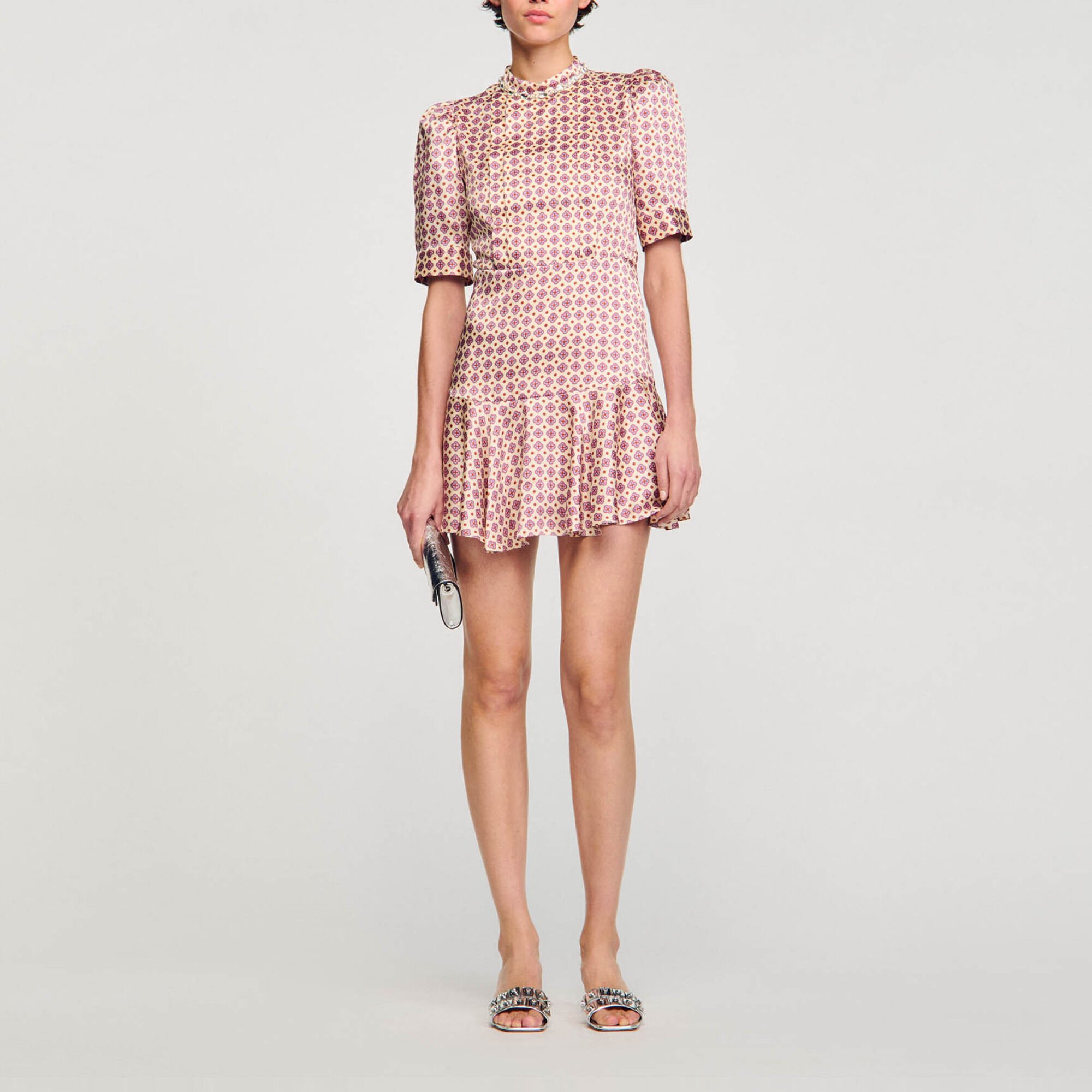 Short print dress