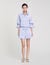 Striped shorts with flower detail