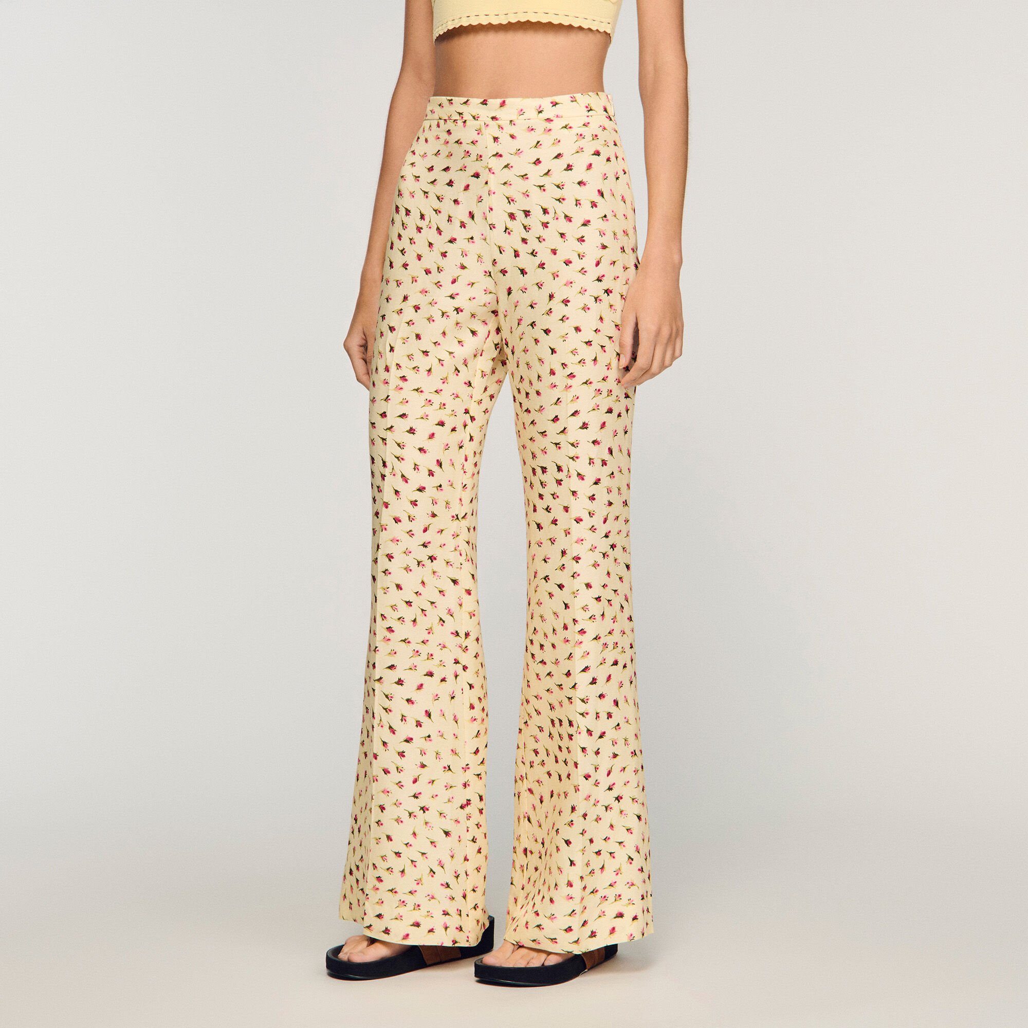 Floral trousers