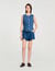 Rhinestone denim top