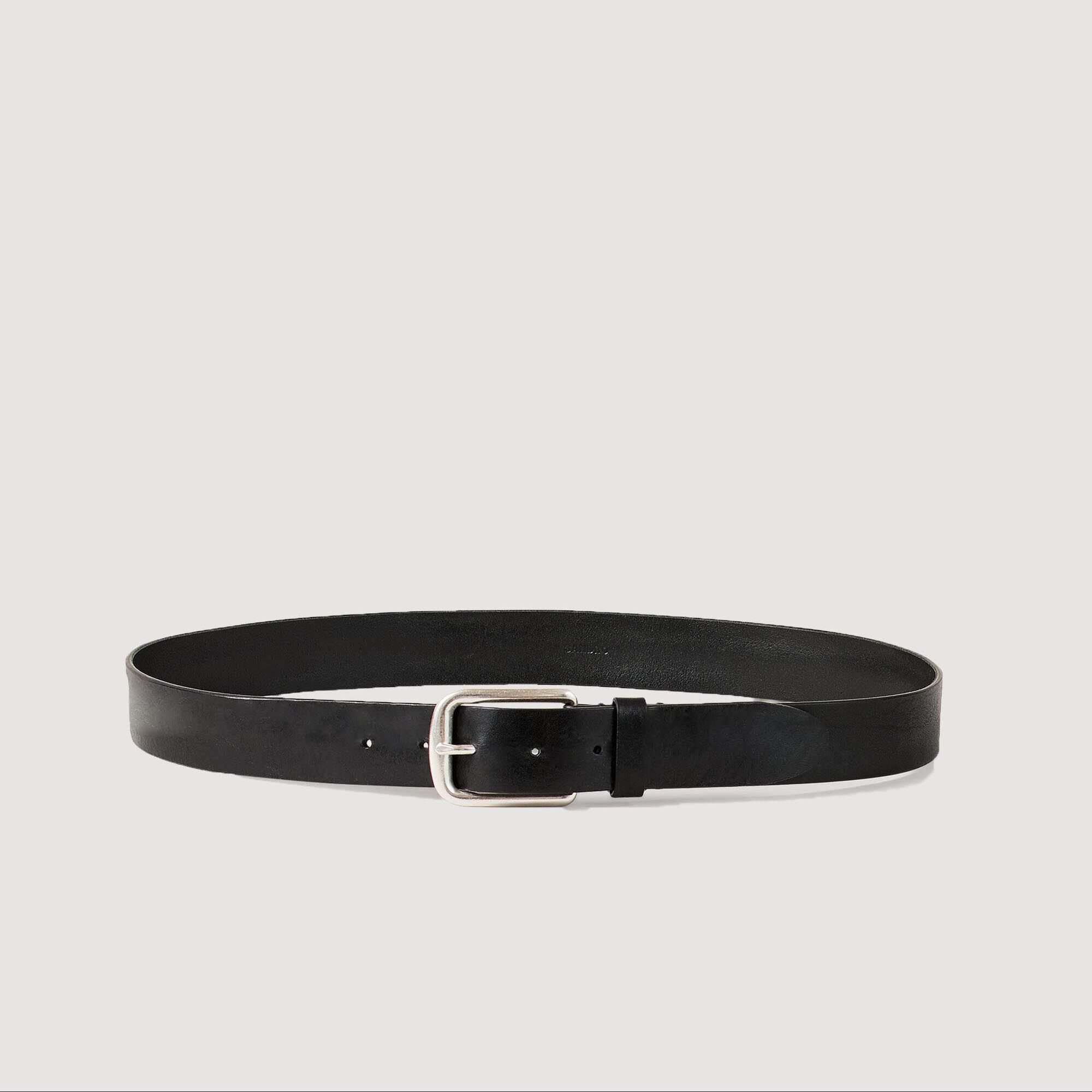 Vegetable-tanned leather belt