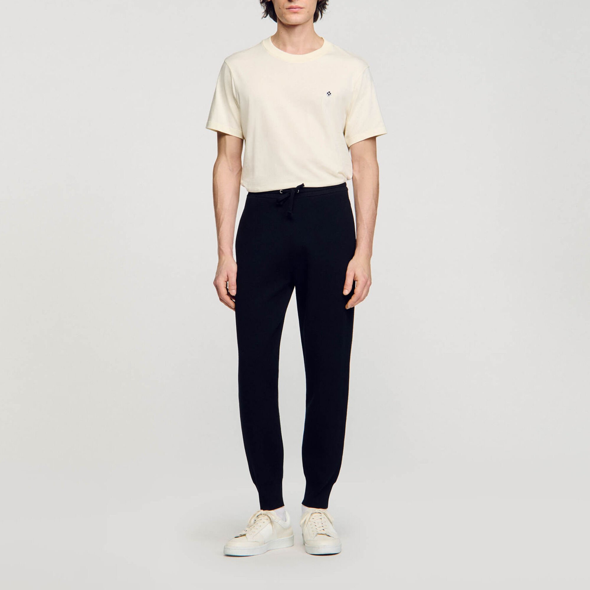 Knit jogging bottoms