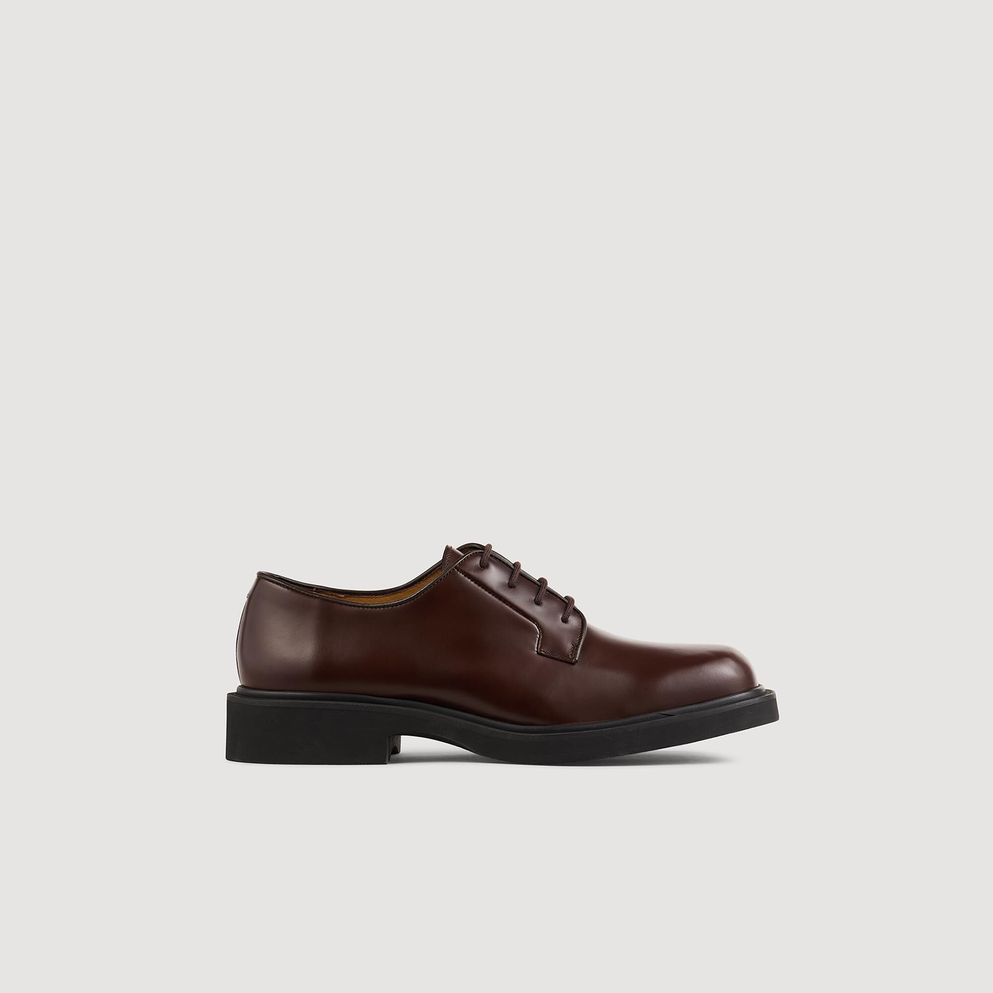 Patent leather dress shoes