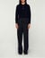 Knit polo neck sweater