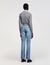 Flared faded jeans