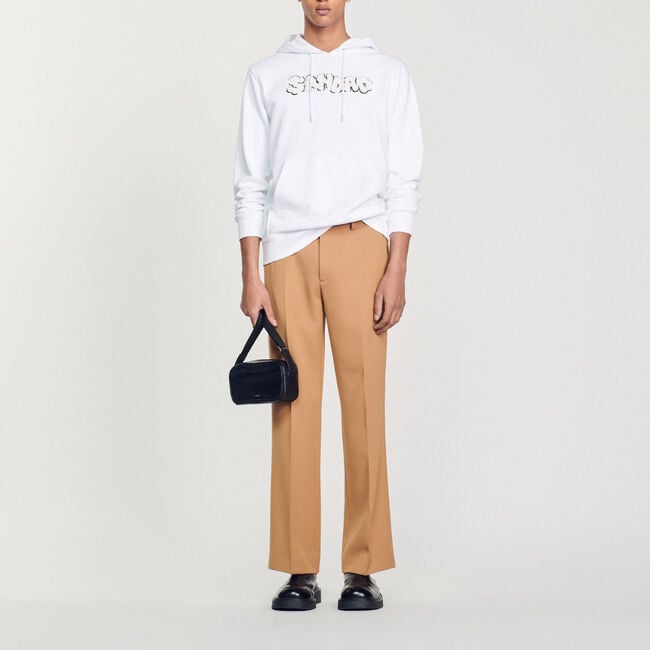 Embroidered Sandro hoodie