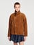 Oversized suede jacket