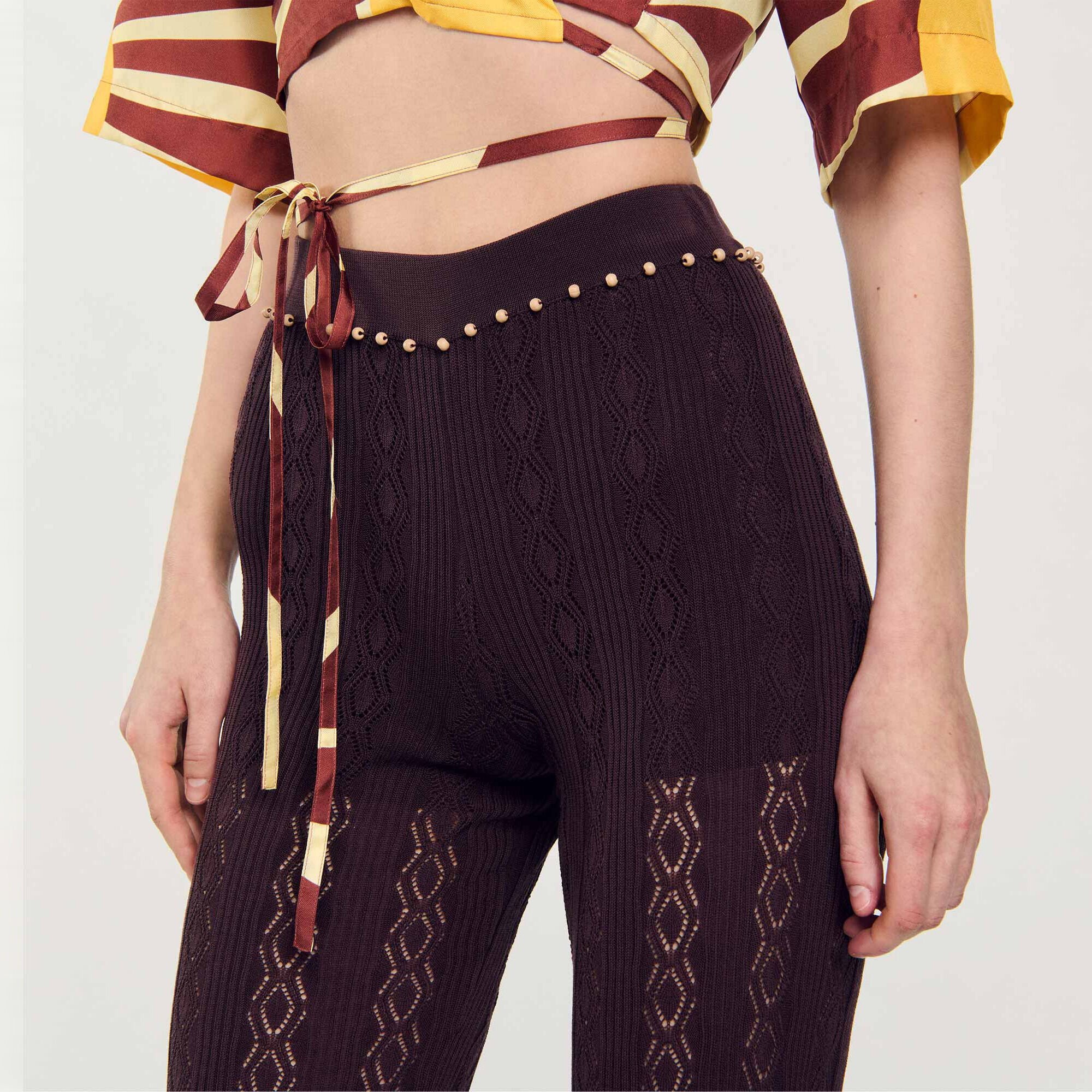 Knit trousers