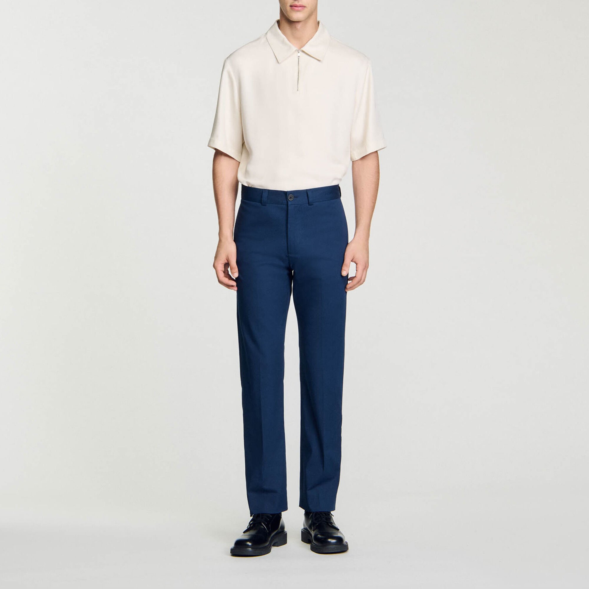 Straight-leg chinos