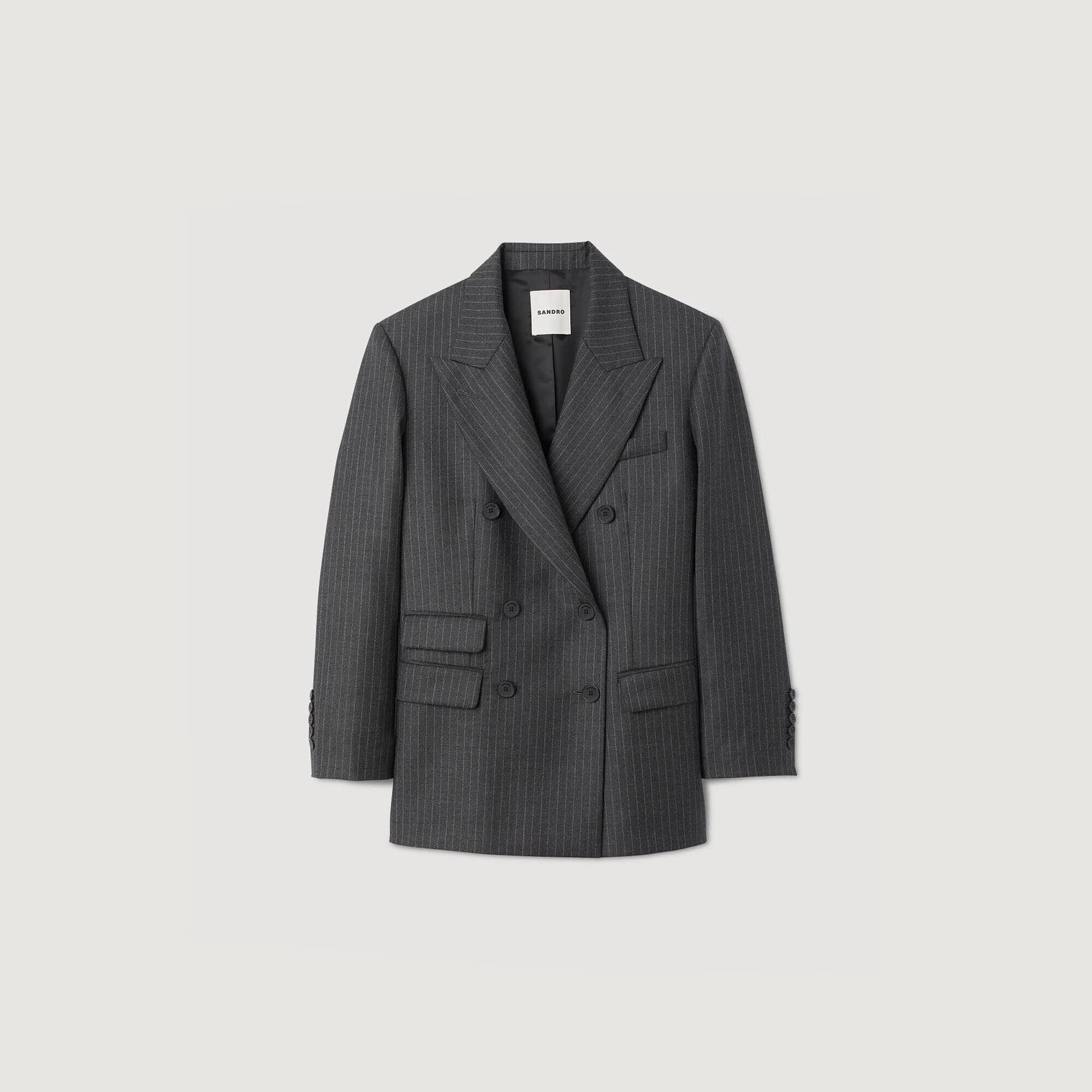 Stripped suit jacket