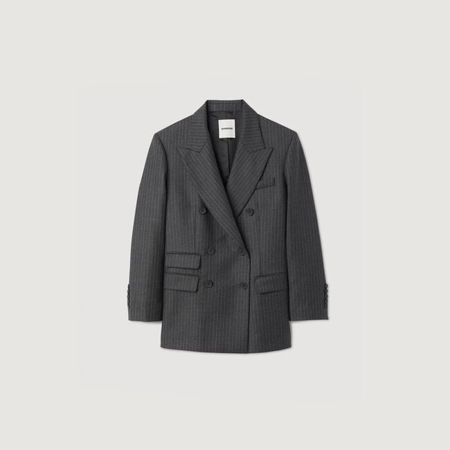 Stripped suit jacket
