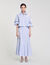 Long striped skirt