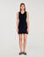 Mini ribbed knit dress