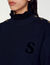 Cropped turtleneck sweater