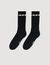 Cross signature embroidered socks