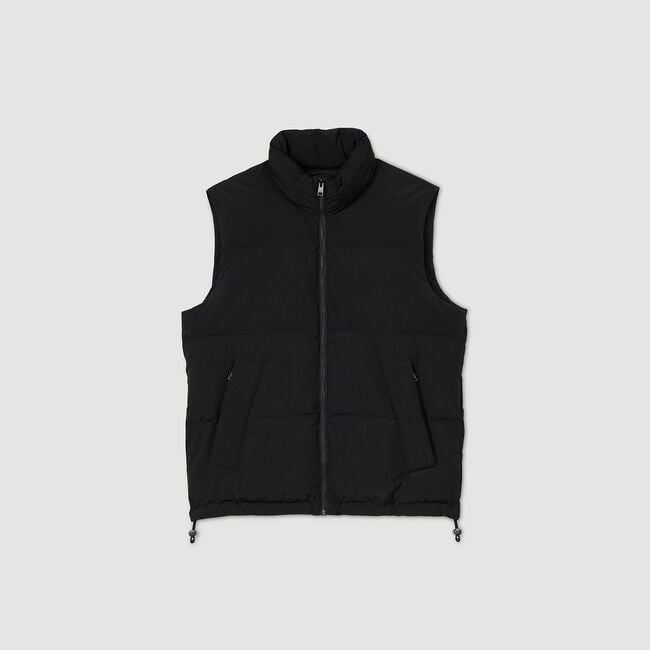 Sleeveless down jacket