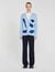 Jacquard knit seashell cardigan