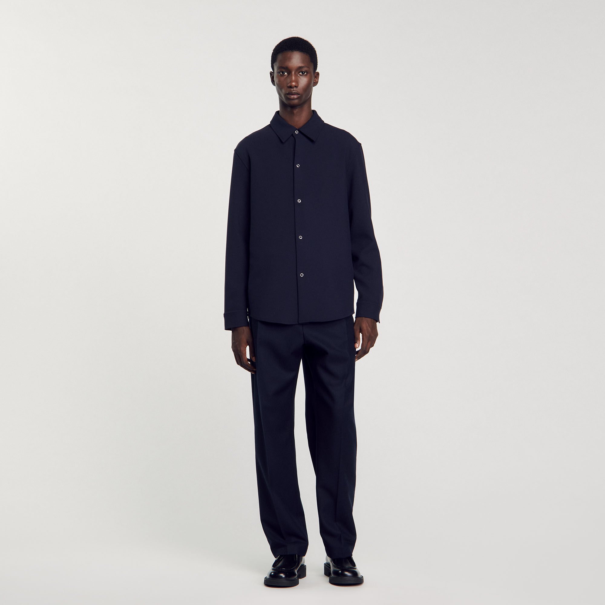 Long-sleeved jersey shirt