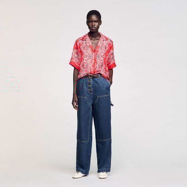 Bandana print shirt