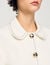 Peter Pan collar cropped jacket