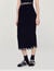 Long knit skirt