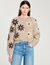 Floral knit sweater