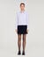 Mini dress with dual materials Mini dress with dual materials
