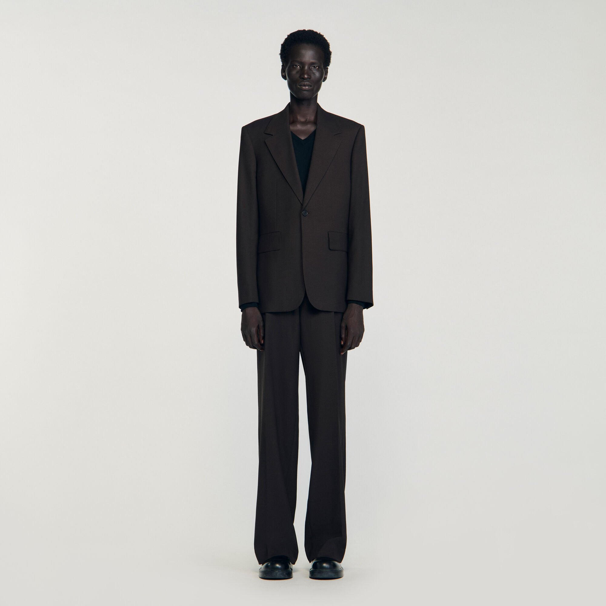 Wool suit jacket