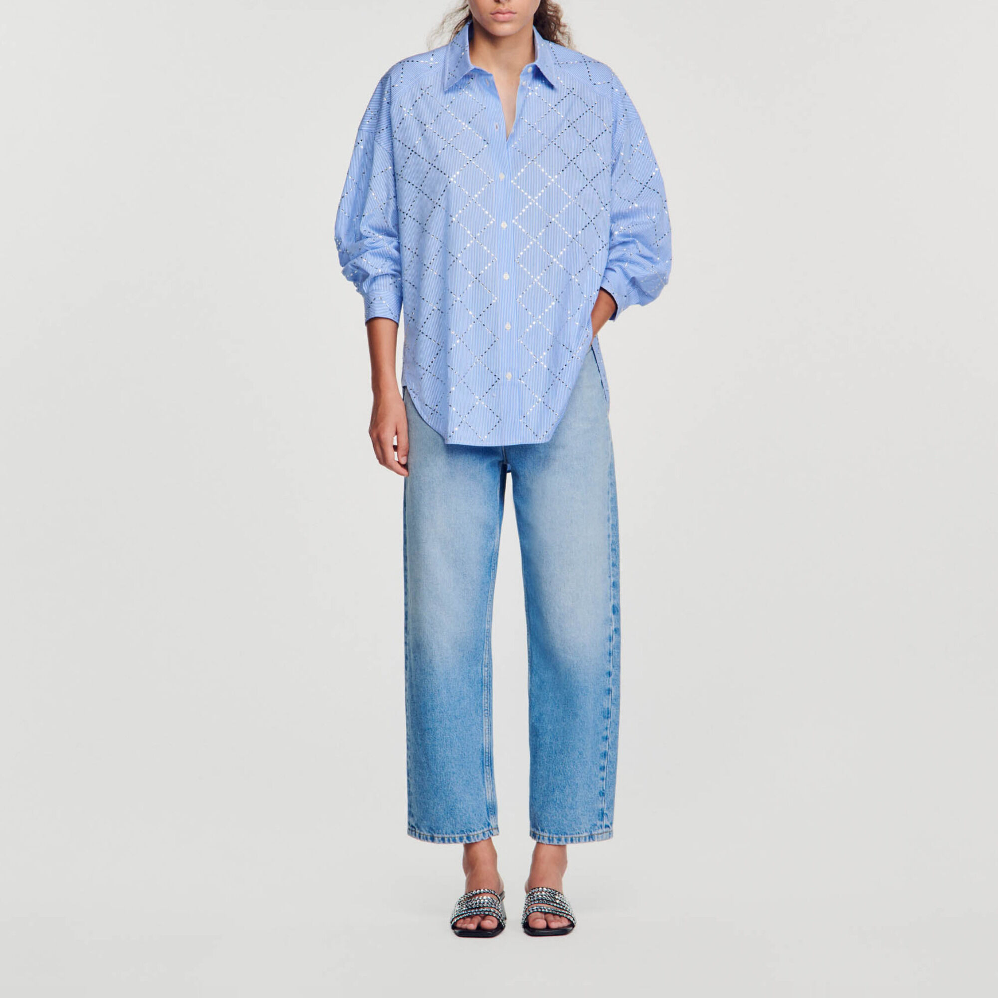 Sandro chemise femme outlet