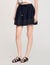 Short dual-material skirt